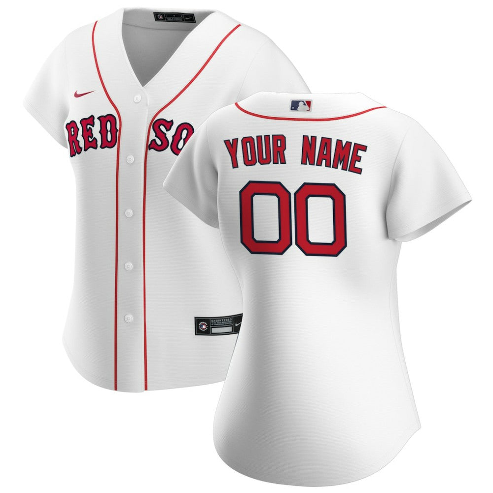 Boston Red Sox Nike Women's Home Replica Custom Jersey Sale