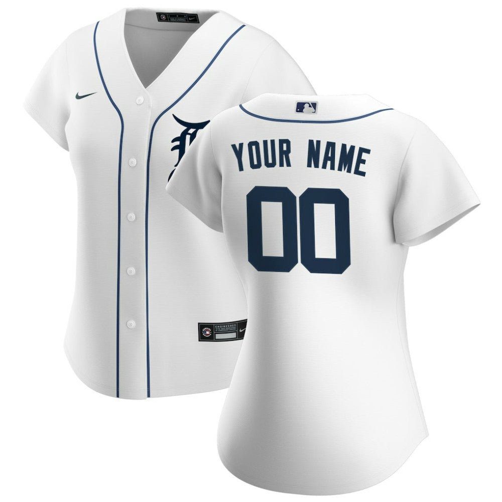 Detroit Tigers Nike Women's Home Replica Custom Jersey Outlet