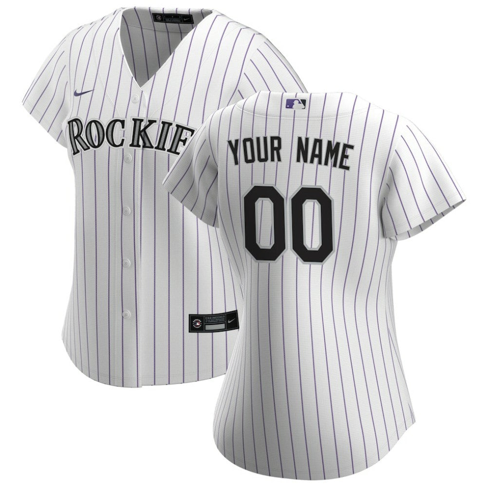 Colorado Rockies Nike Women's Home Replica Custom Jersey Discount