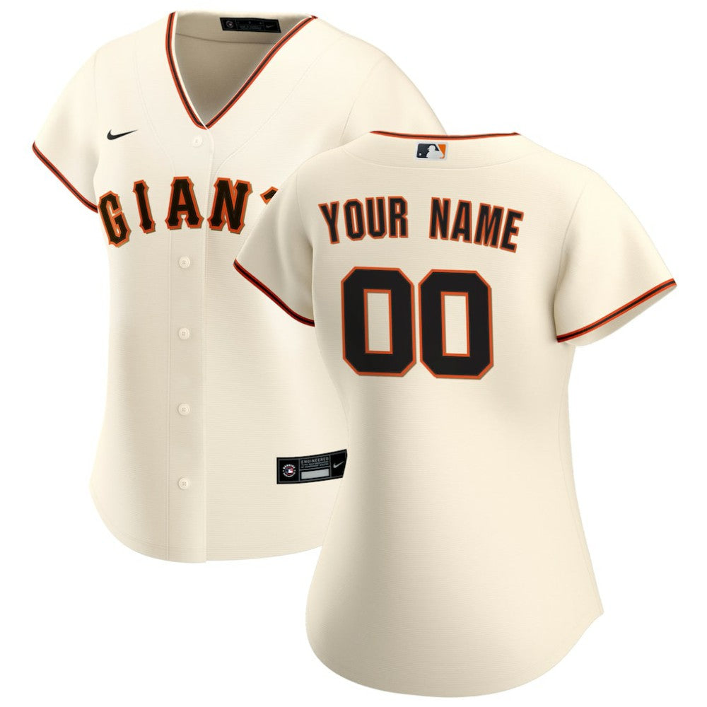 San Francisco Giants Nike Women's Home Replica Custom Jersey Sale