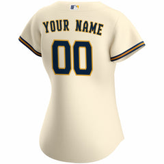 Milwaukee Brewers Nike Women's Home Replica Custom Jersey Online