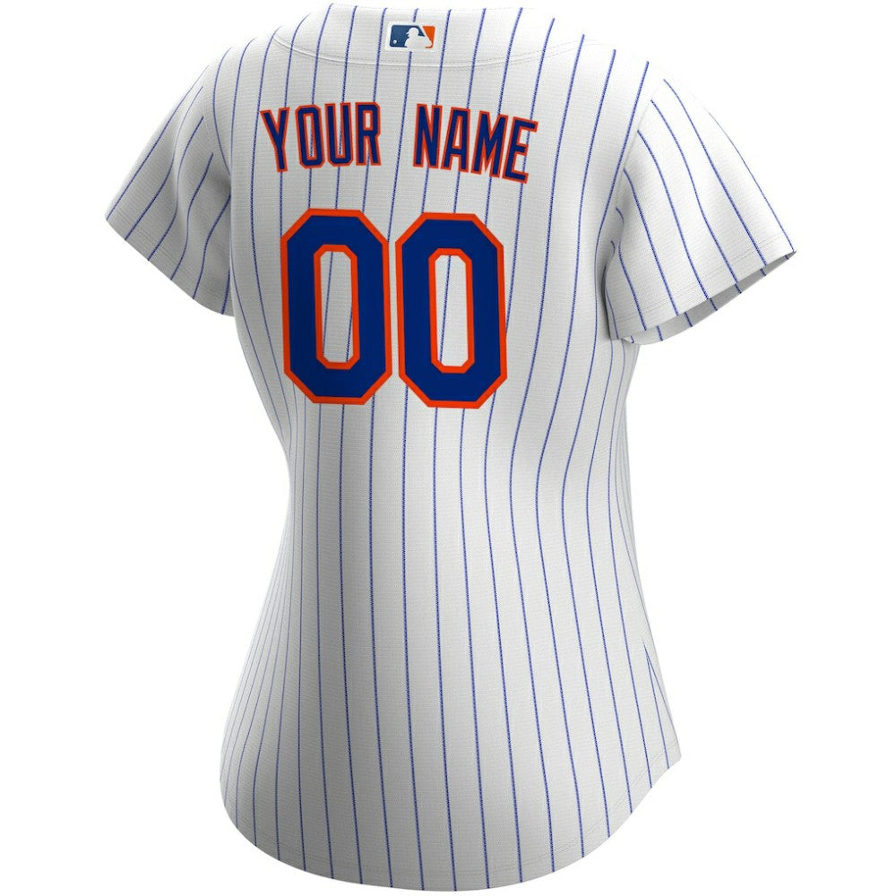 New York Mets Nike Women's Home Replica Custom Jersey Online