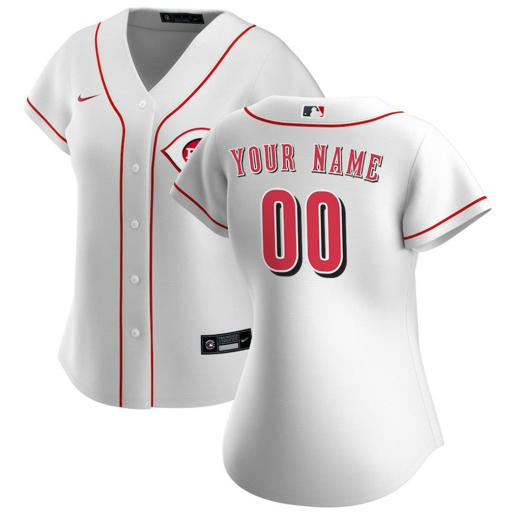 Cincinnati Reds Nike Women's Home Replica Custom Jersey Online