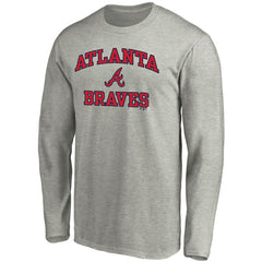 Atlanta Braves Fanatics Heart & Soul Long Sleeve T-Shirt Outlet