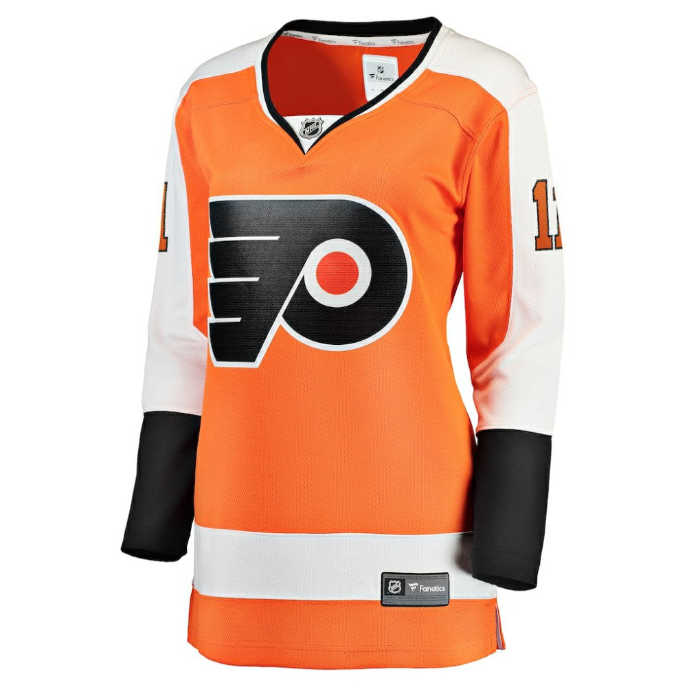 Travis Konecny Philadelphia Flyers Fanatics Women's Home Breakaway Jersey - Orange | Fanatics Clearance