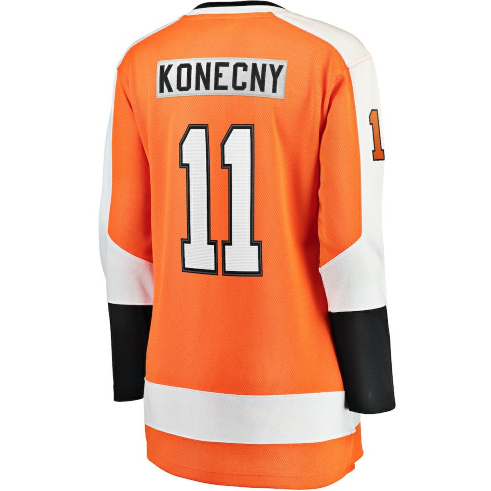 Travis Konecny Philadelphia Flyers Fanatics Women's Home Breakaway Jersey - Orange | Fanatics Clearance