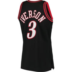 Mitchell & Ness Allen Iverson Philadelphia 76ers 1997/98 Hardwood Classics Authentic Jersey Black