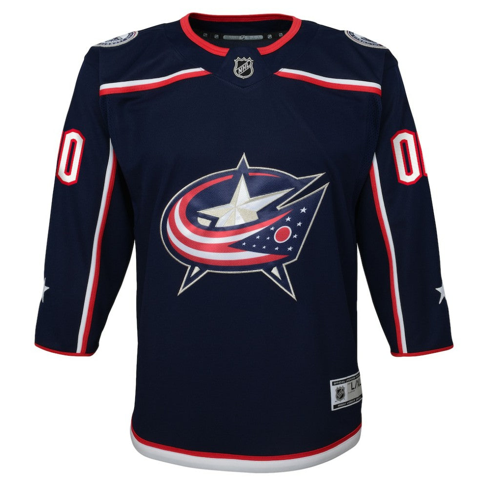 Columbus Blue Jackets Youth Home Premier Custom Jersey - Navy | NHL sale