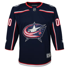 Columbus Blue Jackets Youth Home Premier Custom Jersey - Navy | NHL sale