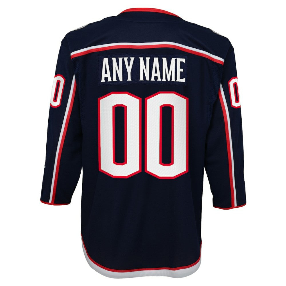 Columbus Blue Jackets Youth Home Premier Custom Jersey - Navy | NHL sale