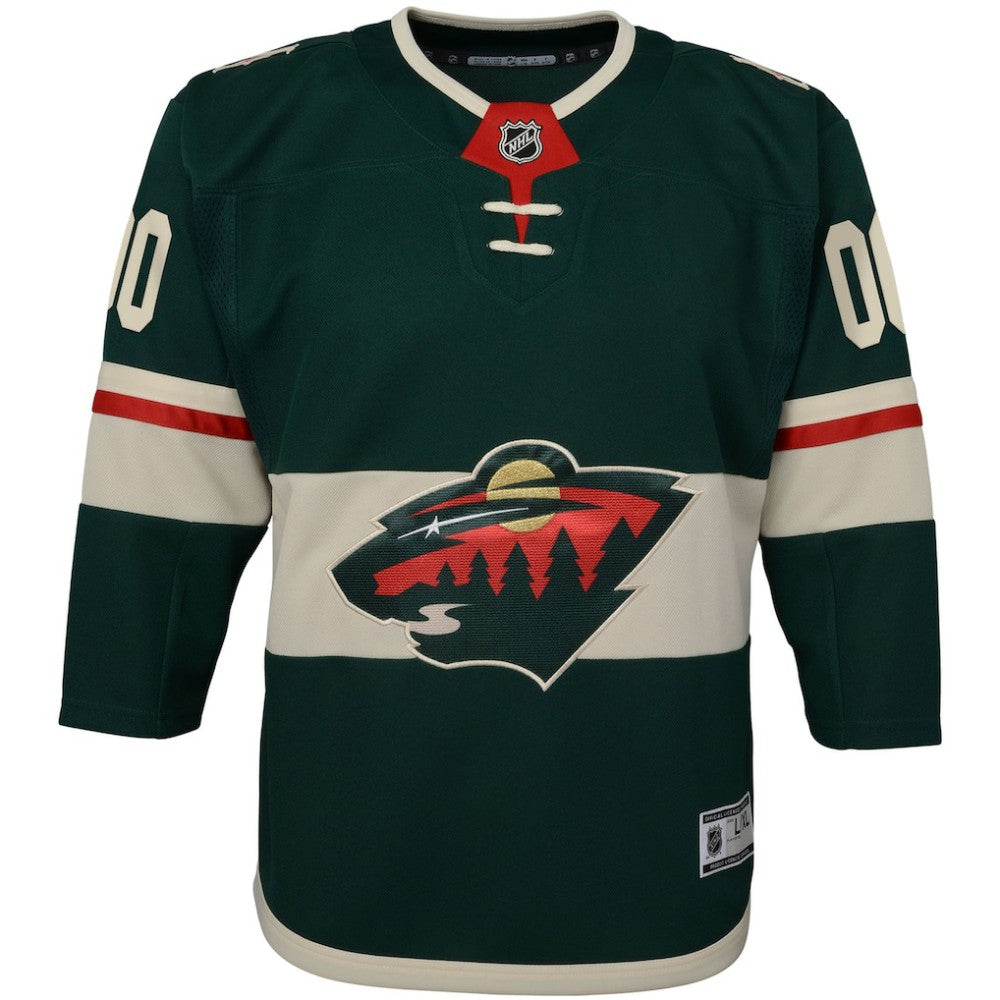 Minnesota Wild Youth Home Premier Custom Jersey - Green | NHL discount