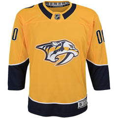 Nashville Predators Youth Home Premier Custom Jersey - Yellow | NHL on sale