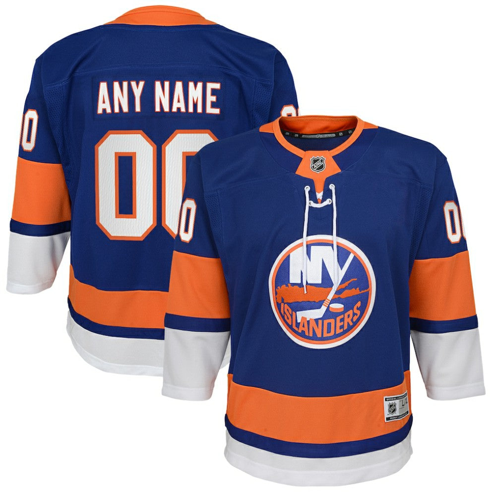 New York Islanders Youth Home Premier Custom Jersey - Blue | NHL sale