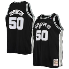 Mitchell & Ness David Robinson San Antonio Spurs 1998/99 Big & Tall Hardwood Classics Swingman Jersey Black