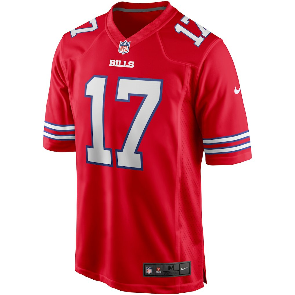 Josh Allen Buffalo Bills Alternate Game Player Jersey - Red - Nike