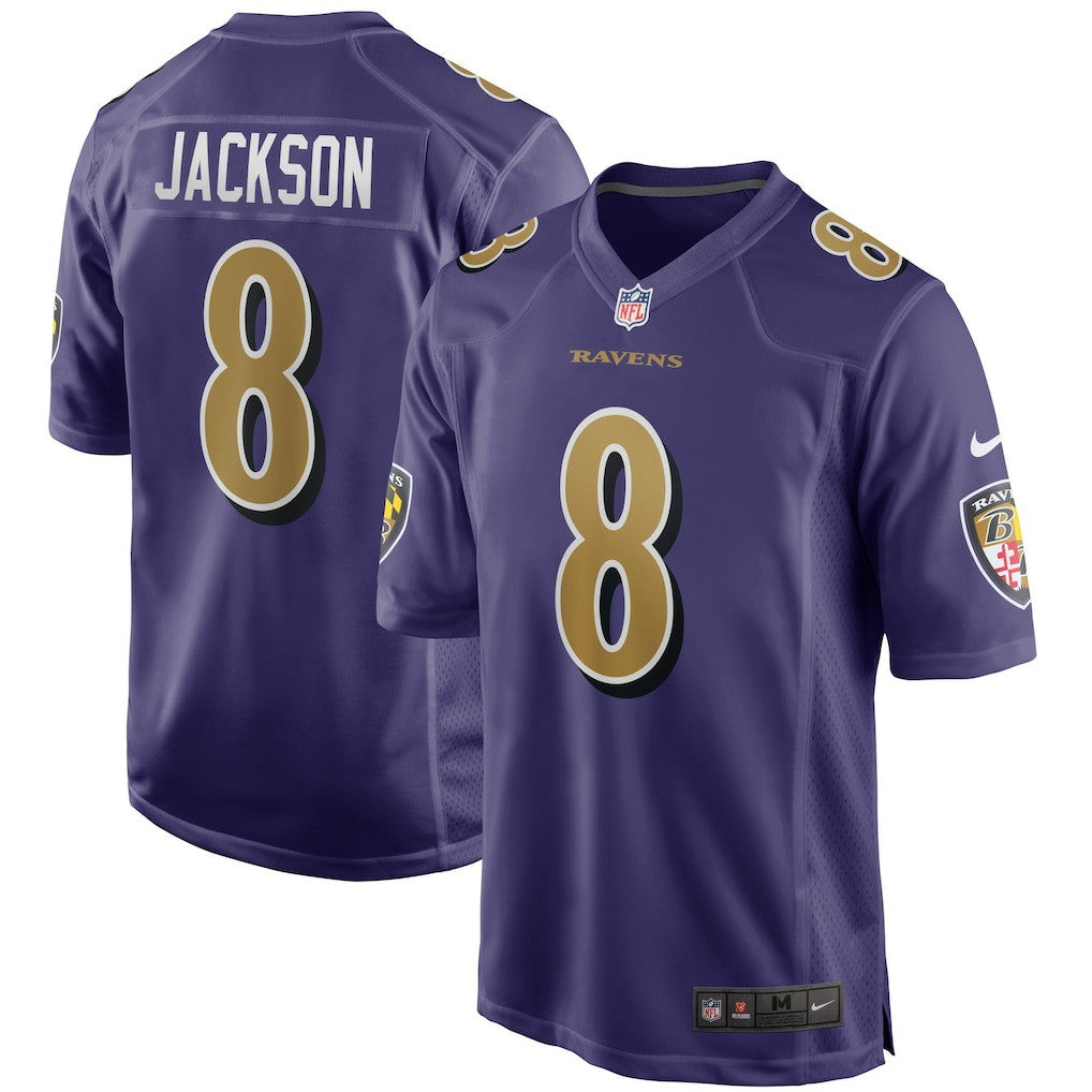 Lamar Jackson Baltimore Ravens Alternate Game Jersey - Purple - Nike