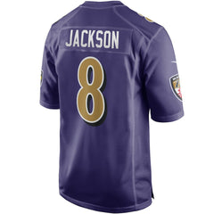 Lamar Jackson Baltimore Ravens Alternate Game Jersey - Purple - Nike