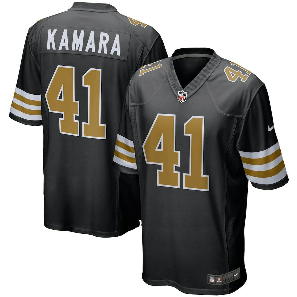 Alvin Kamara New Orleans Saints Alternate Game Jersey - Black - Nike