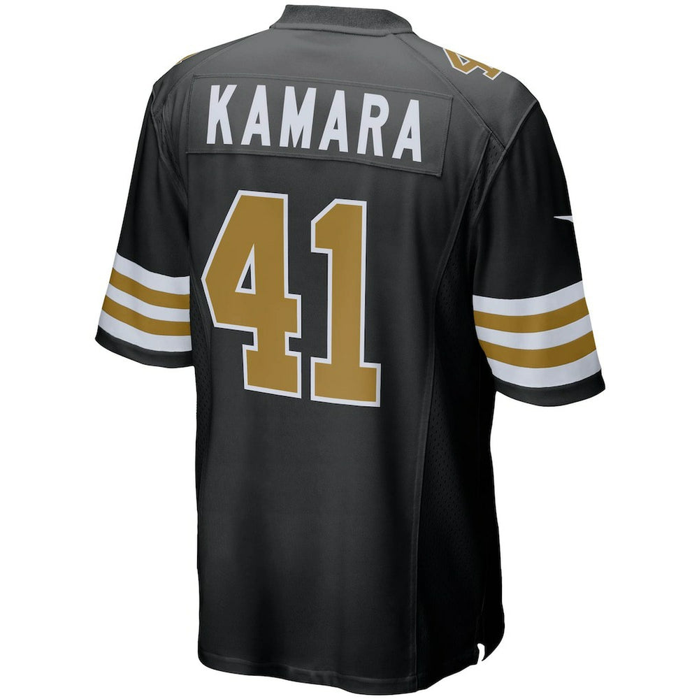 Alvin Kamara New Orleans Saints Alternate Game Jersey - Black - Nike