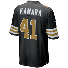 Alvin Kamara New Orleans Saints Alternate Game Jersey - Black - Nike
