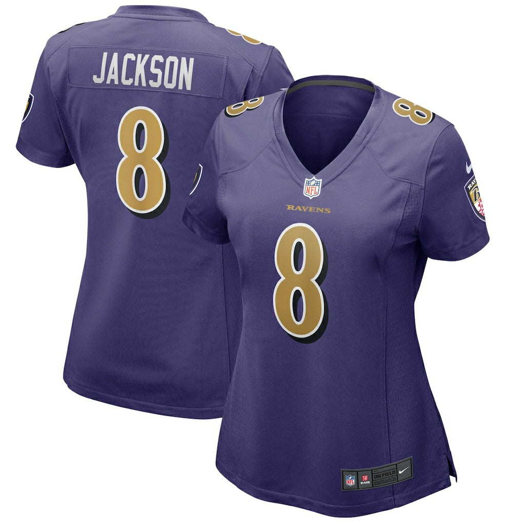 Lamar Jackson Baltimore Ravens Women's Alternate Game Player Jersey - Purple - Nike