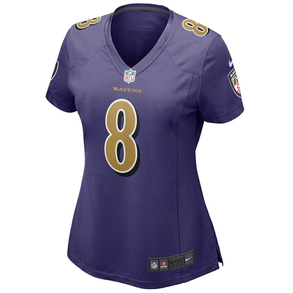 Lamar Jackson Baltimore Ravens Women's Alternate Game Player Jersey - Purple - Nike