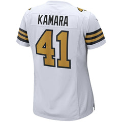 Alvin Kamara New Orleans Saints Women's Alternate Game Player Jersey - White - Nike