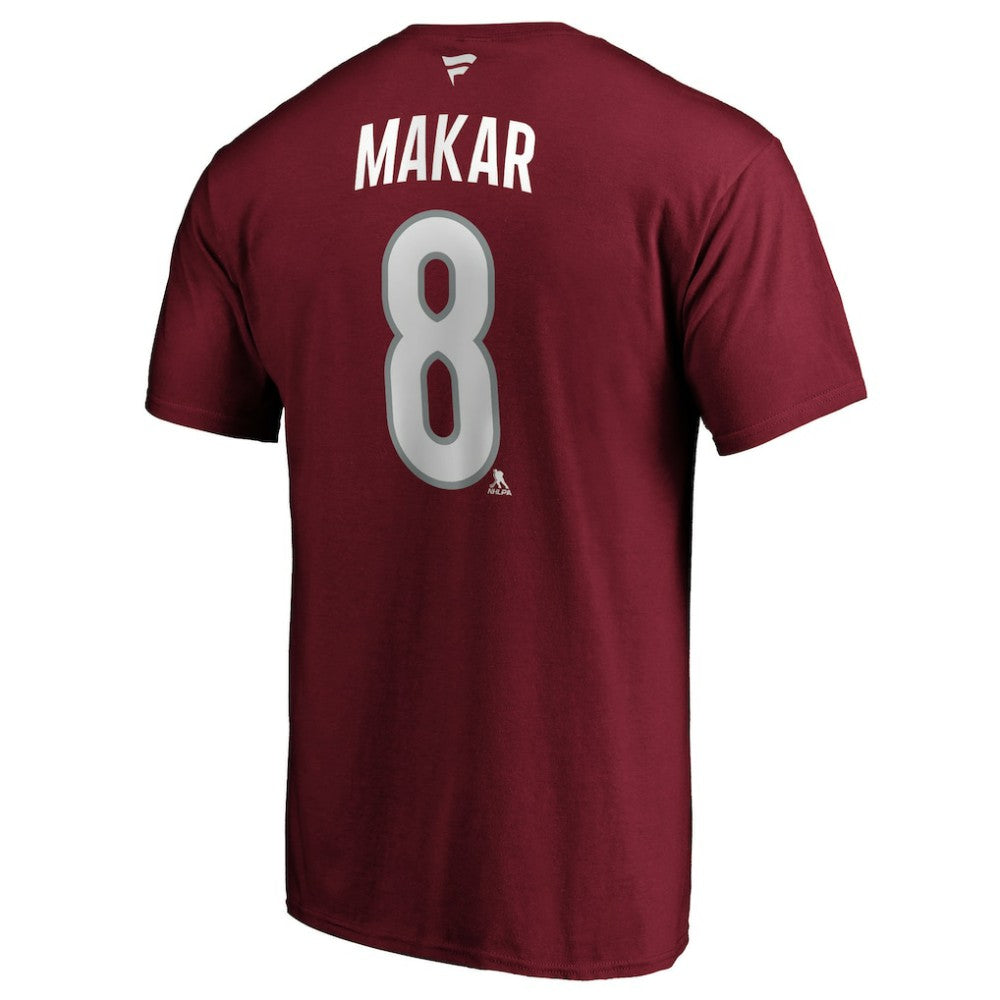 Cale Makar Colorado Avalanche Fanatics Authentic Stack Player Name & Number T-Shirt - Burgundy | Fanatics online