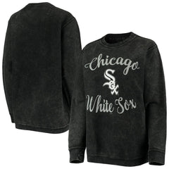 Chicago White Sox G-III 4Her by Carl Banks Women's Script Comfy Cord Pullover Sweatshirt Outlet