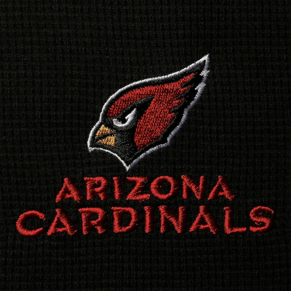 Arizona Cardinals Dunbrooke Logo Maverick Thermal Henley Long Sleeve T-Shirt - Black - NFL