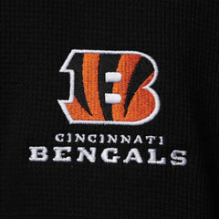 Cincinnati Bengals Dunbrooke Logo Maverick Thermal Henley Long Sleeve T-Shirt - Black - NFL