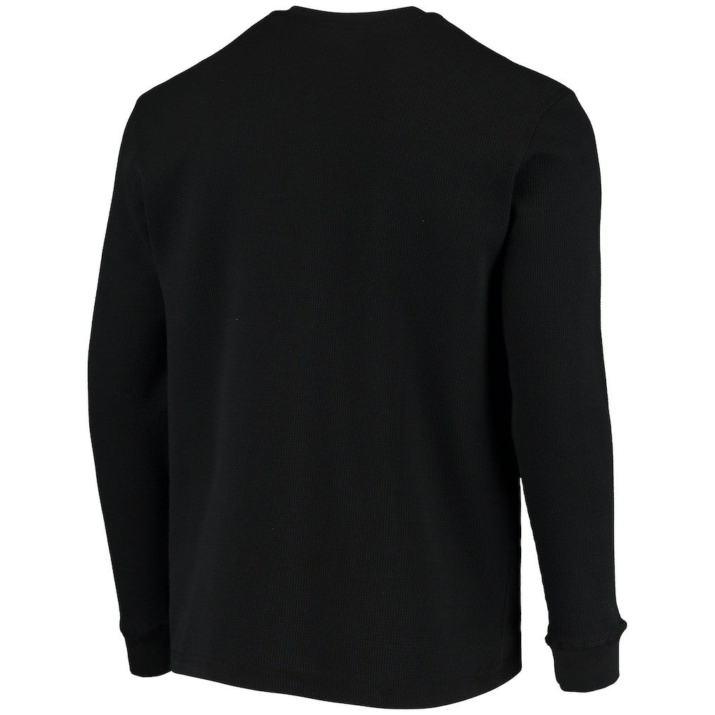 Cincinnati Bengals Dunbrooke Logo Maverick Thermal Henley Long Sleeve T-Shirt - Black - NFL