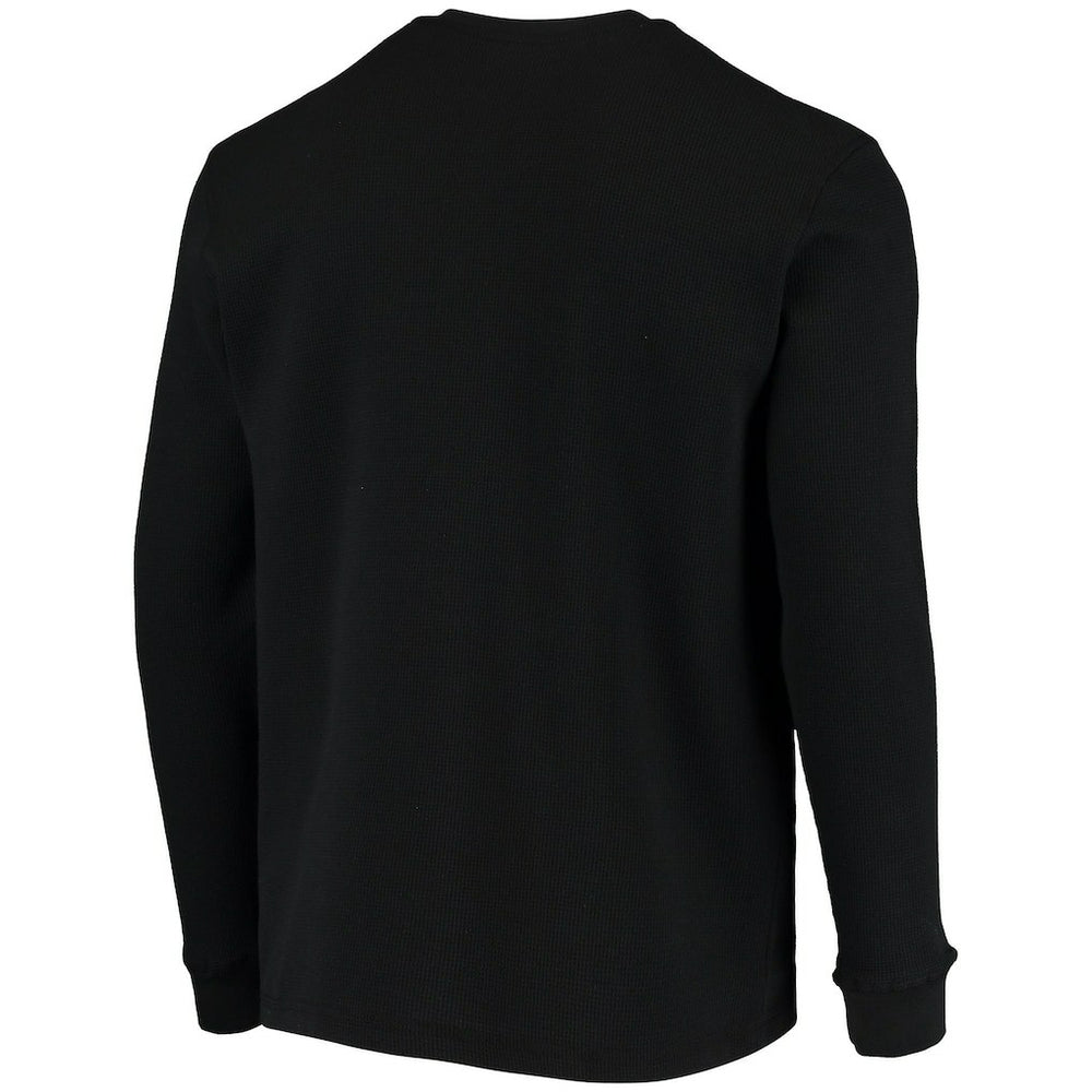 Cincinnati Bengals Dunbrooke Logo Maverick Thermal Henley Long Sleeve T-Shirt - Black - NFL