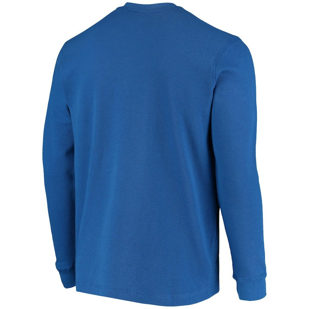 Indianapolis Colts Dunbrooke Logo Maverick Thermal Henley Long Sleeve T-Shirt - Royal - NFL