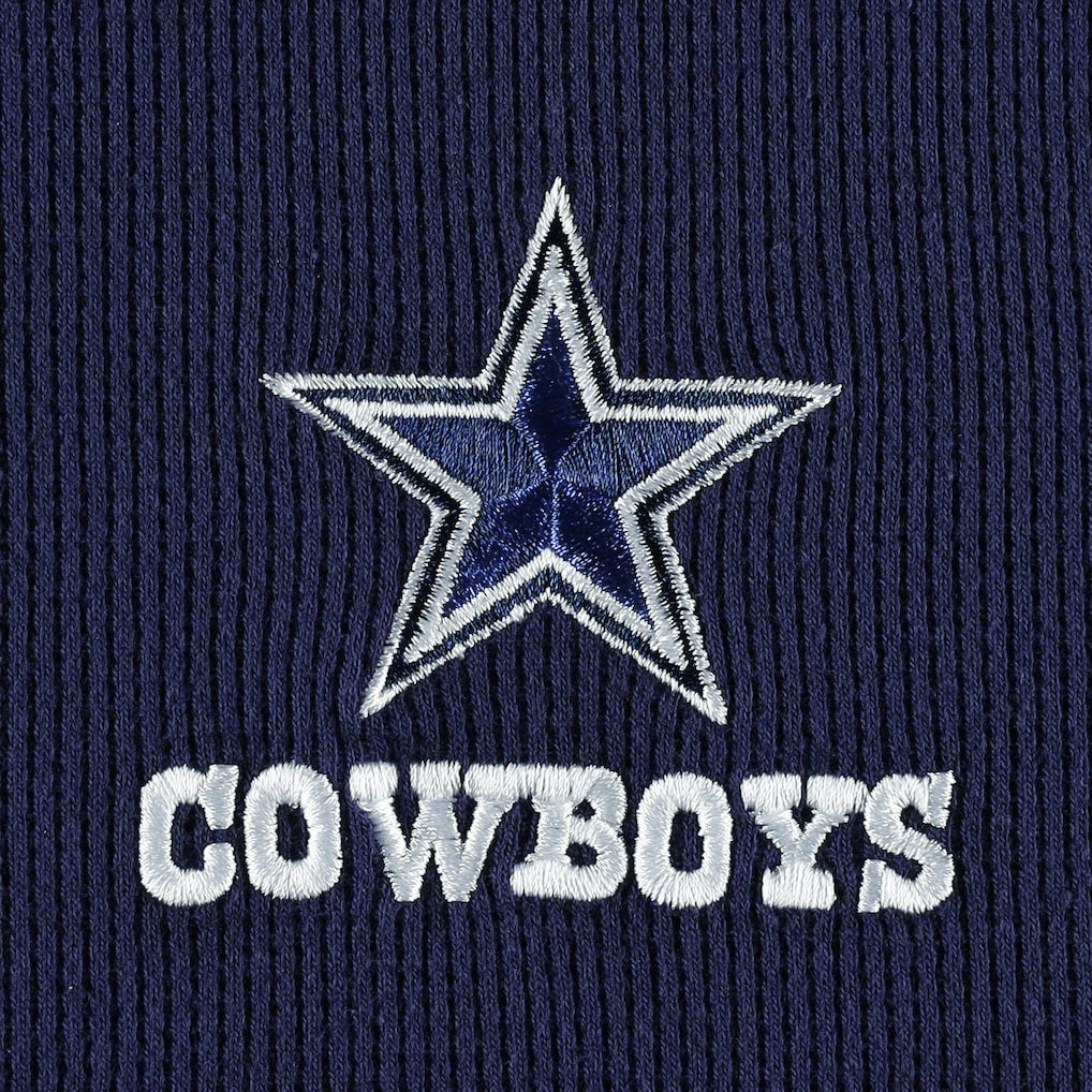 Dallas Cowboys Maverick Thermal Henley Long Sleeve T-Shirt - Navy - NFL