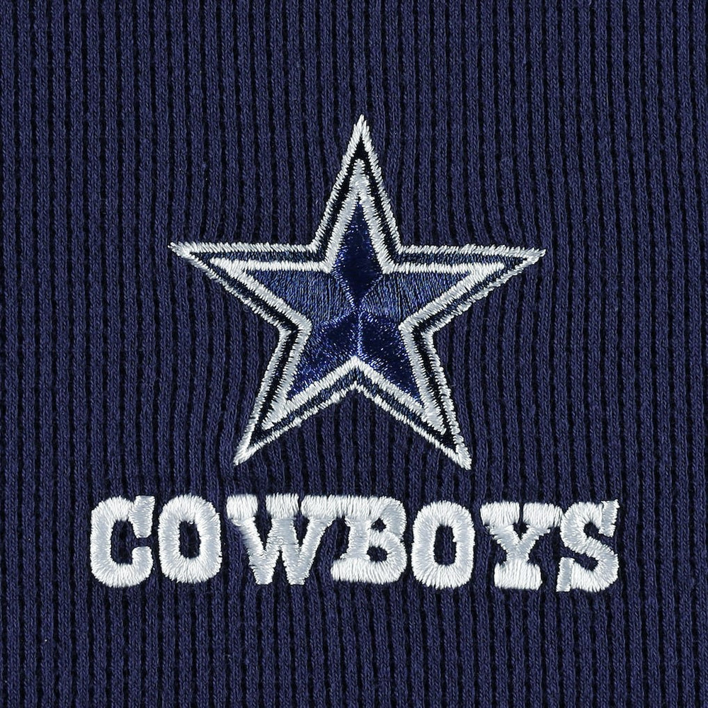 Dallas Cowboys Maverick Thermal Henley Long Sleeve T-Shirt - Navy - NFL