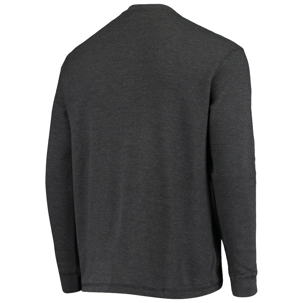 Miami Dolphins Dunbrooke Logo Maverick Thermal Henley Long Sleeve T-Shirt - Charcoal - NFL