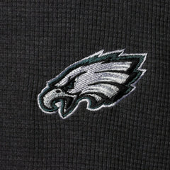 Philadelphia Eagles Dunbrooke Logo Maverick Thermal Henley Long Sleeve T-Shirt - Charcoal - NFL
