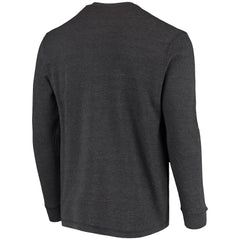 Philadelphia Eagles Dunbrooke Logo Maverick Thermal Henley Long Sleeve T-Shirt - Charcoal - NFL