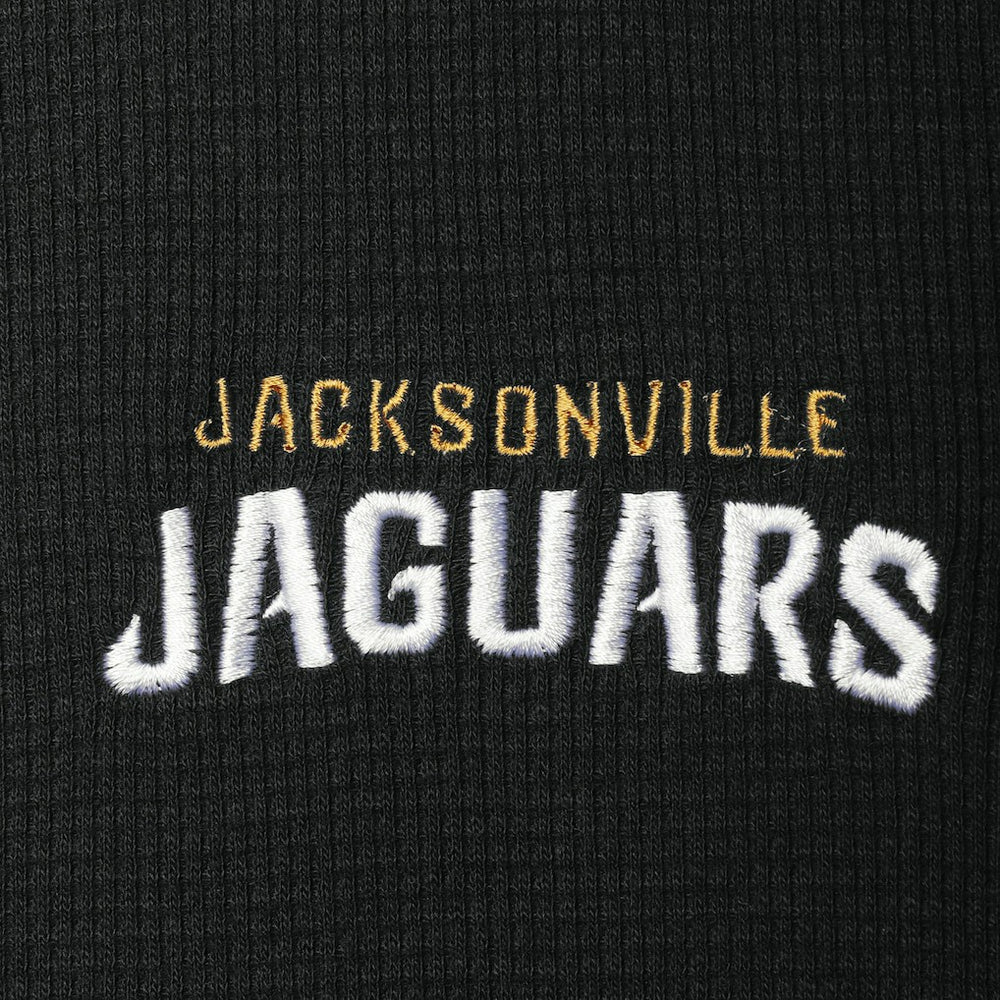 Jacksonville Jaguars Dunbrooke Logo Maverick Thermal Henley Long Sleeve T-Shirt - Black - NFL