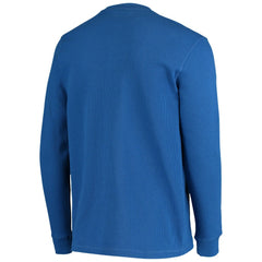 Los Angeles Rams Dunbrooke Logo Maverick Thermal Henley Long Sleeve T-Shirt - Royal - NFL