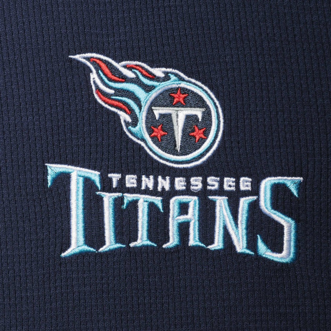 Tennessee Titans Dunbrooke Logo Maverick Thermal Henley Long Sleeve T-Shirt - Navy - NFL
