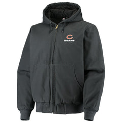 Chicago Bears Dunbrooke Dakota Cotton Canvas Hooded Jacket - Navy - NFL