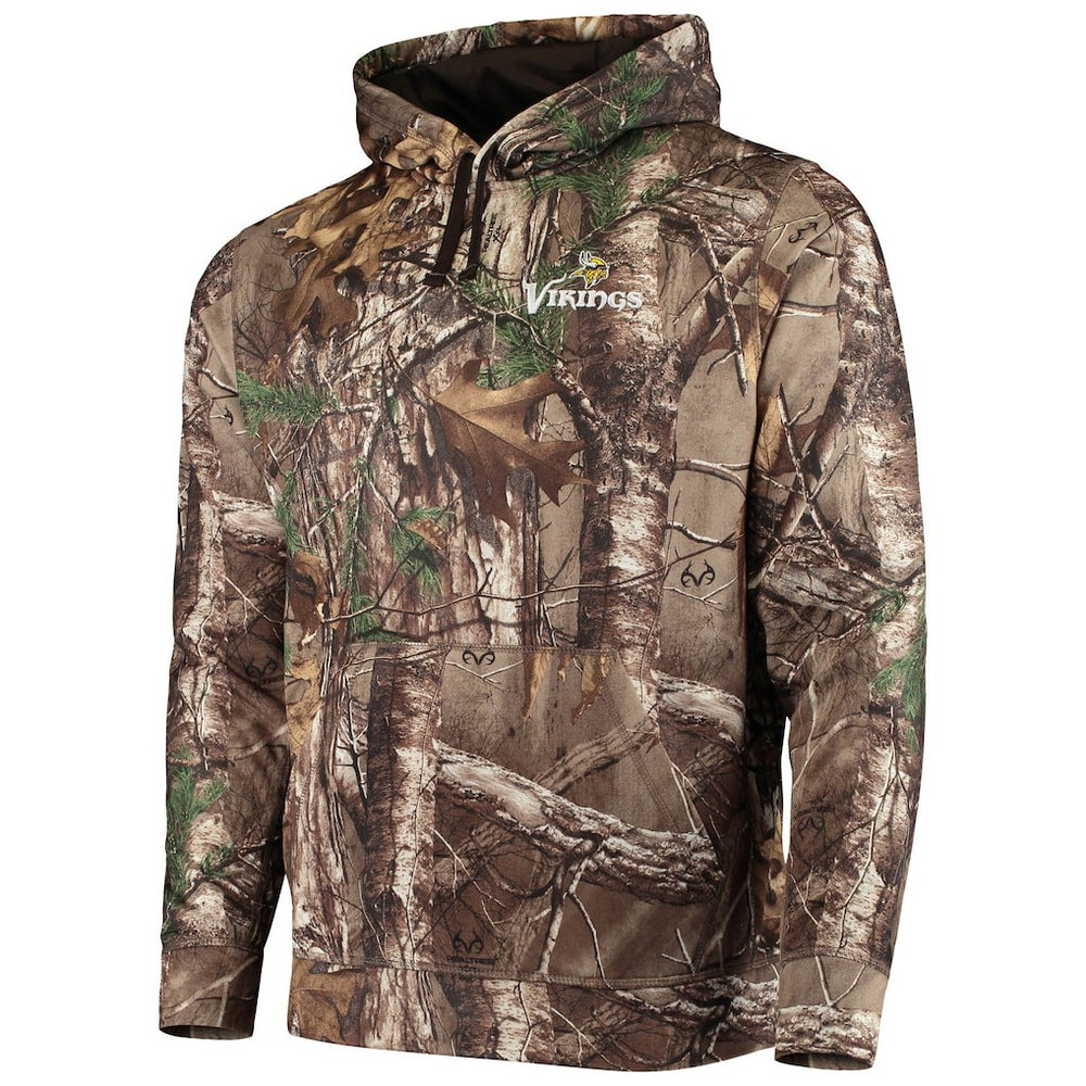 Minnesota Vikings Dunbrooke Circle Champion Tech Fleece Pullover Hoodie - Realtree Camo - NFL
