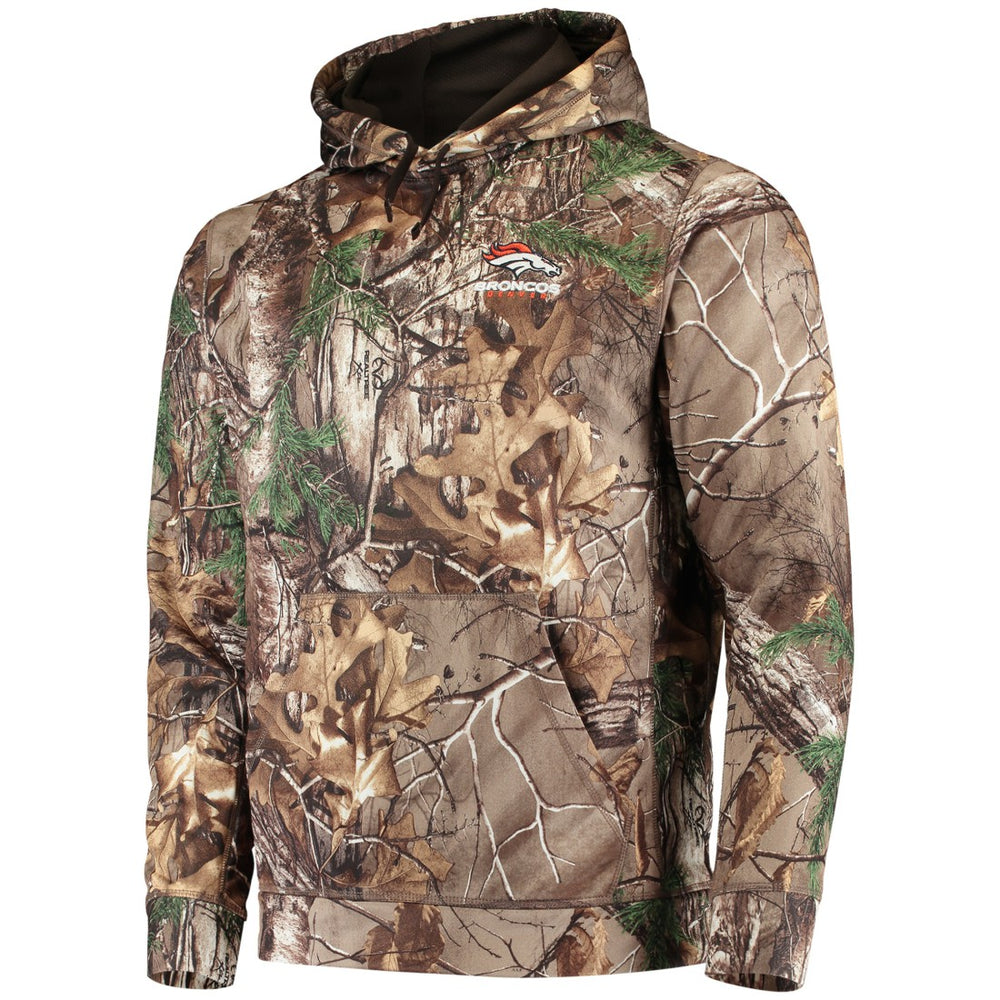 Denver Broncos Dunbrooke Circle Champion Tech Fleece Pullover Hoodie - Realtree Camo - NFL