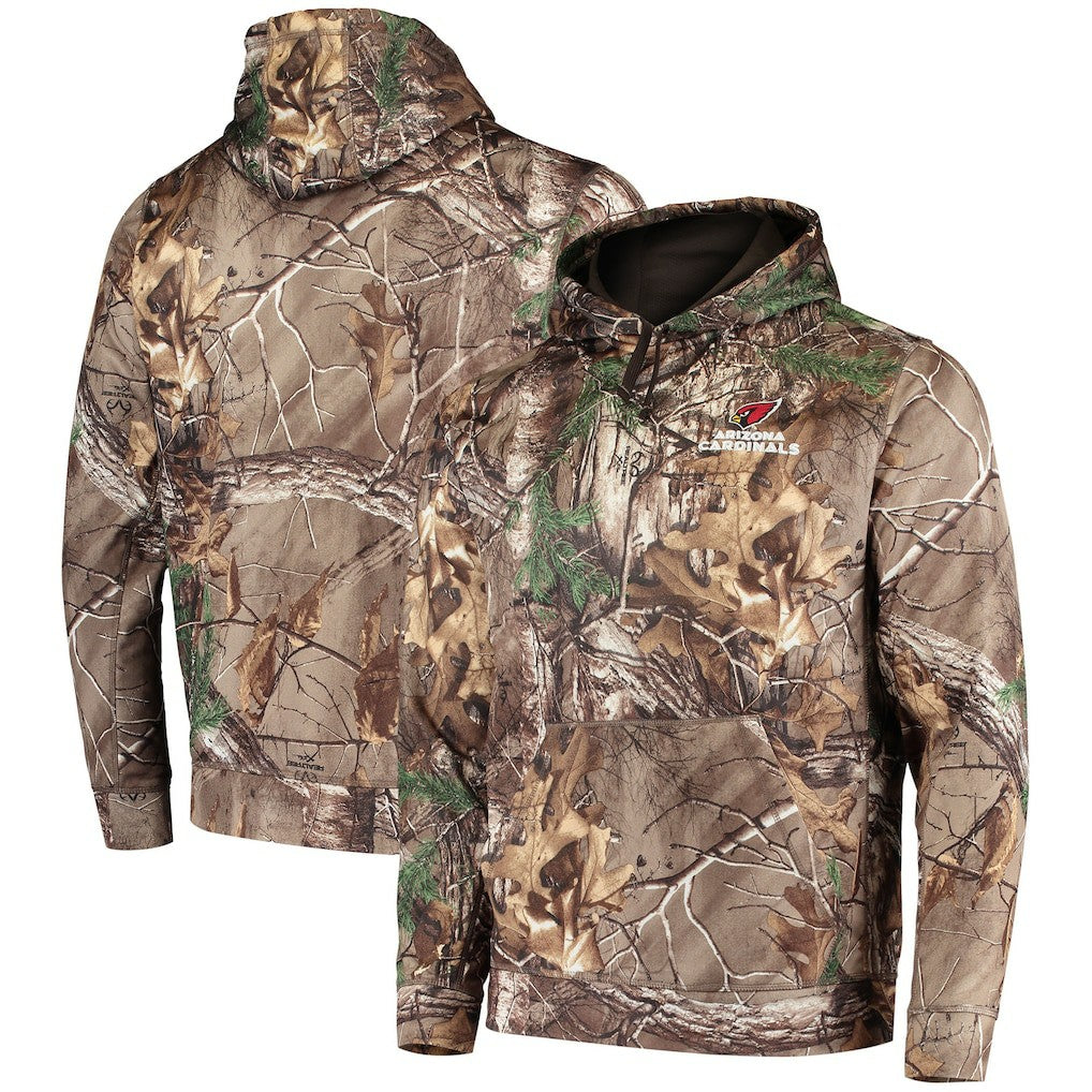 Arizona Cardinals Dunbrooke Circle Champion Tech Fleece Pullover Hoodie - Realtree Camo - NFL