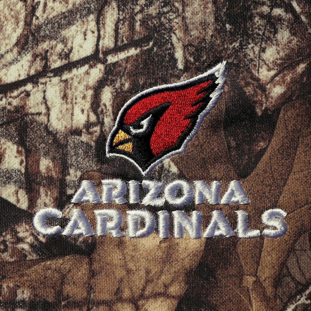 Arizona Cardinals Dunbrooke Circle Champion Tech Fleece Pullover Hoodie - Realtree Camo - NFL