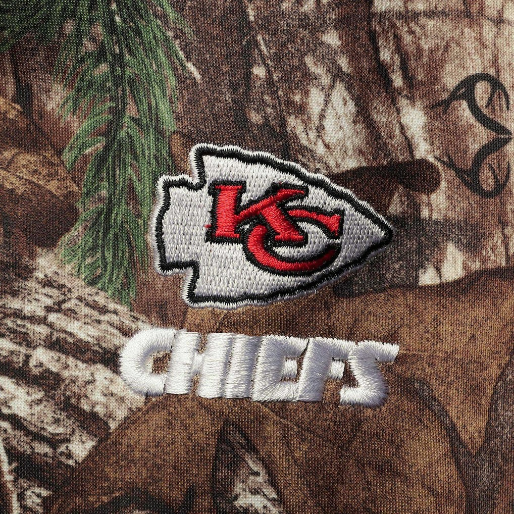 Kansas City Chiefs Dunbrooke Circle Champion Tech Fleece Pullover Hoodie - Realtree Camo - NFL