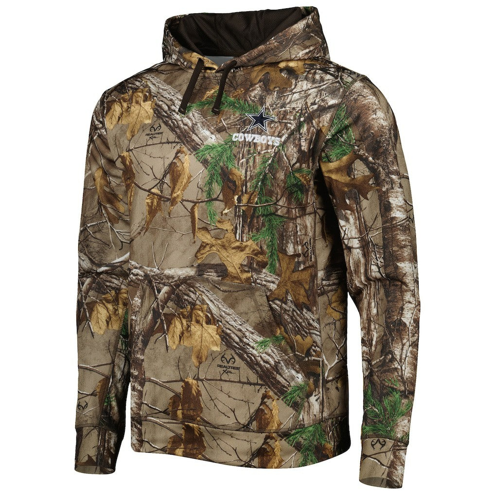 Dallas Cowboys Champion Tech Fleece Pullover Hoodie - Realtree Camo - NFL