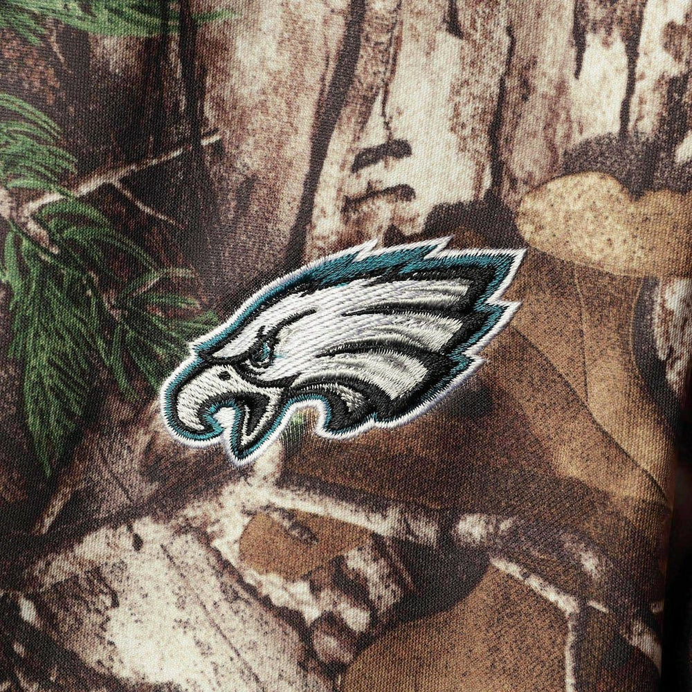Philadelphia Eagles Dunbrooke Circle Champion Tech Fleece Pullover Hoodie - Realtree Camo - NFL